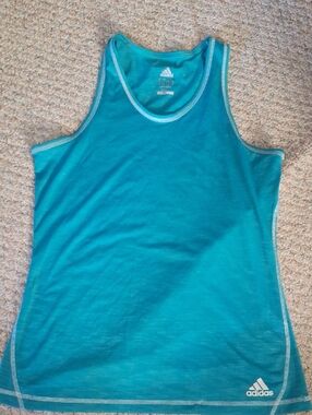 adidas Teal Performance Tank Top